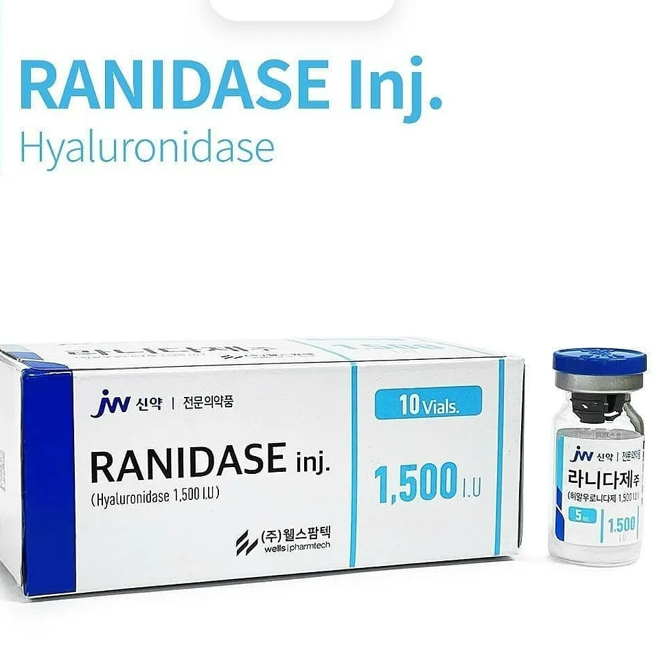 Hyaluronidase Ranidase 1500 IU Dissolve Hyaluronic Acid fillers 10vials
